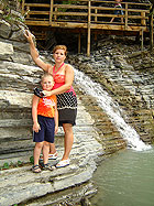 отдых на черном море - фото - водопад Шапсуг