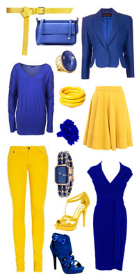желто-синяя одежда